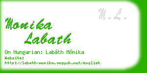 monika labath business card